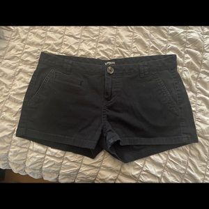 Black express shorts size 4